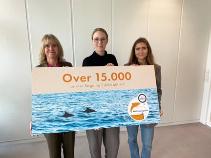 Vi har overrakt over 16.000 underskrifter til miljøminister Lea Wermelin